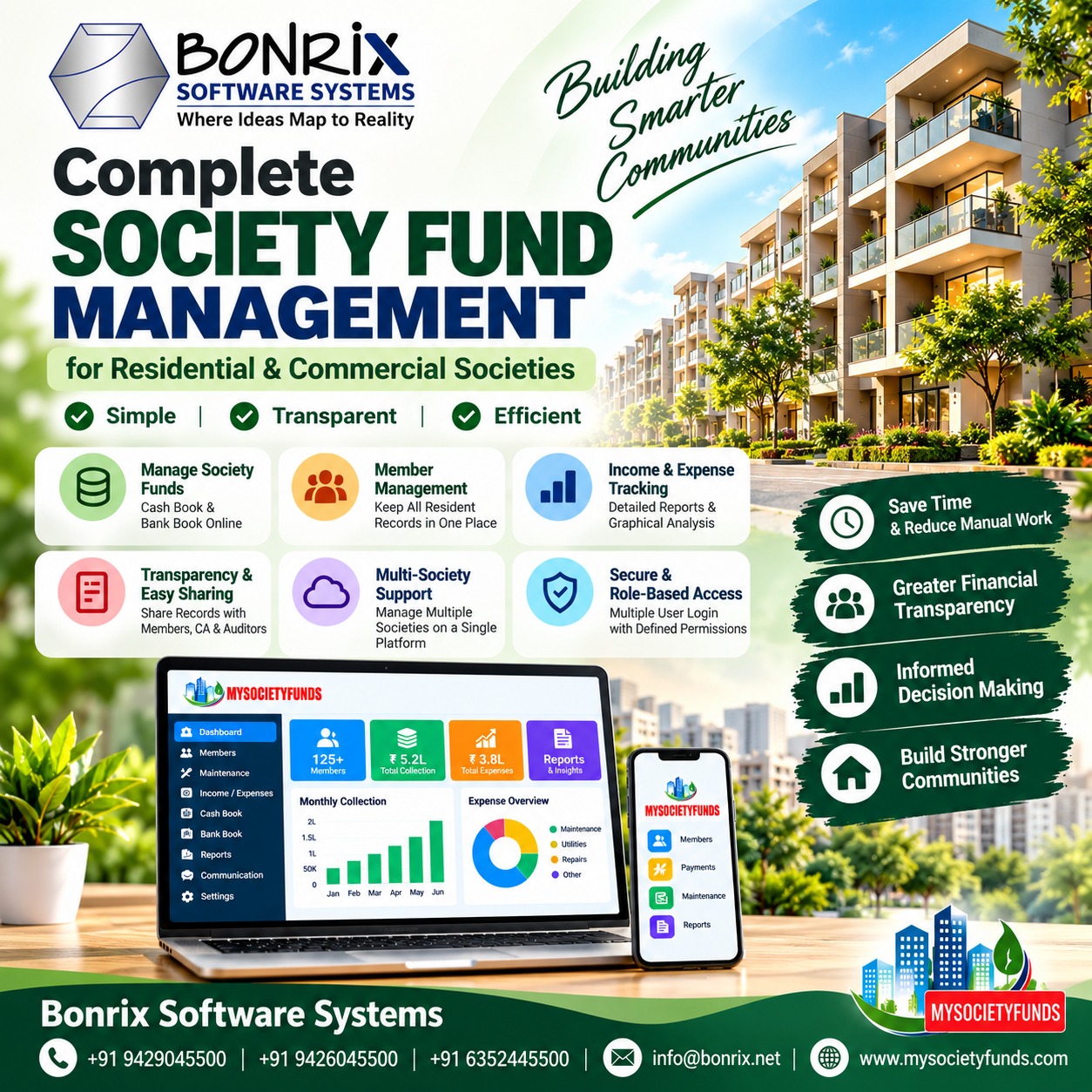 MySocietyFunds Overview & Member Financial Portals