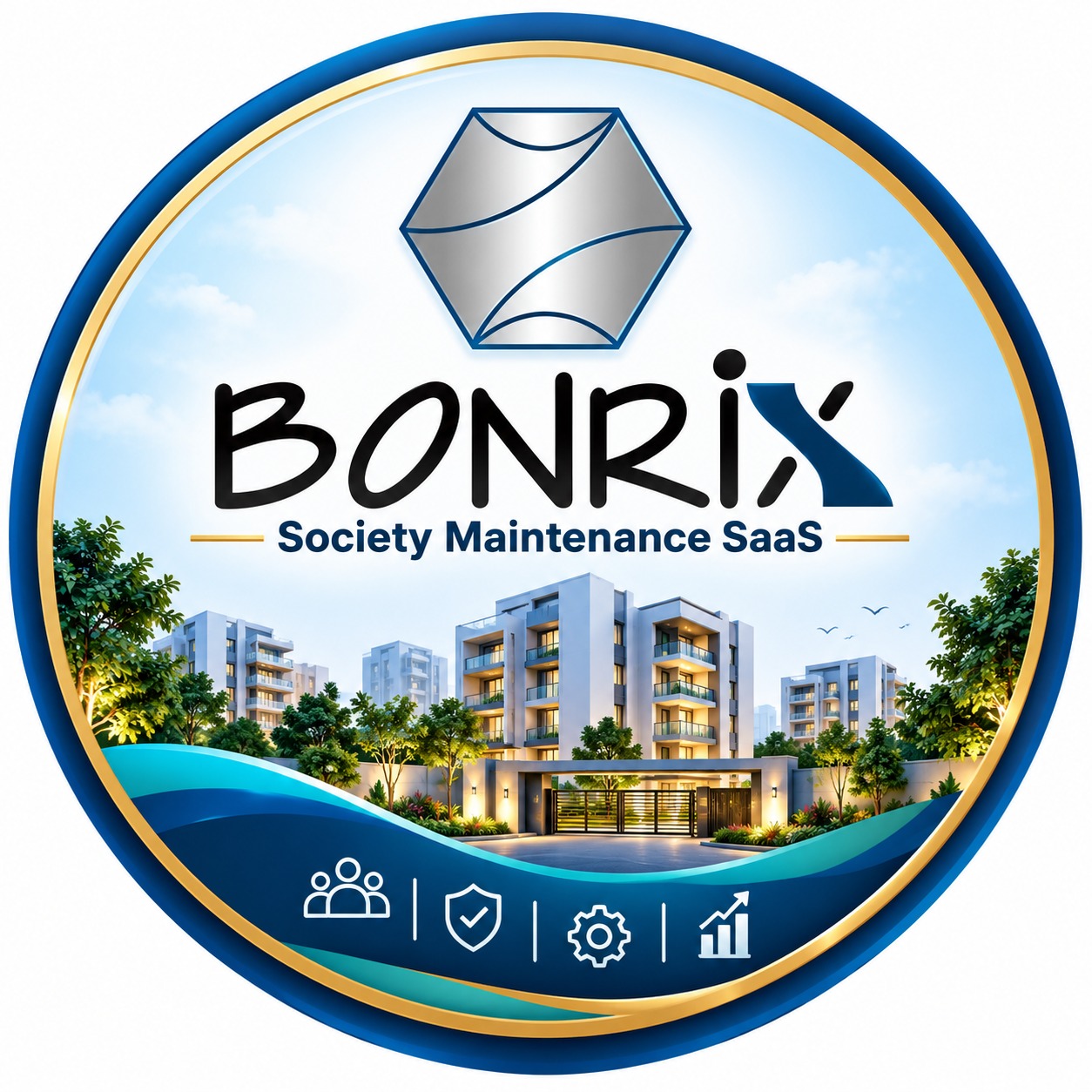 Bonrix Society SaaS - Automate Maintenance Billing, Collections, Receipts & Dues Tracking System Now